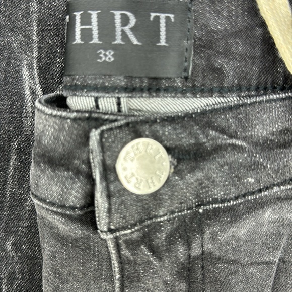 Thrt Chicago repair denim Skinny gray/red jeans - Picture 4 of 4
